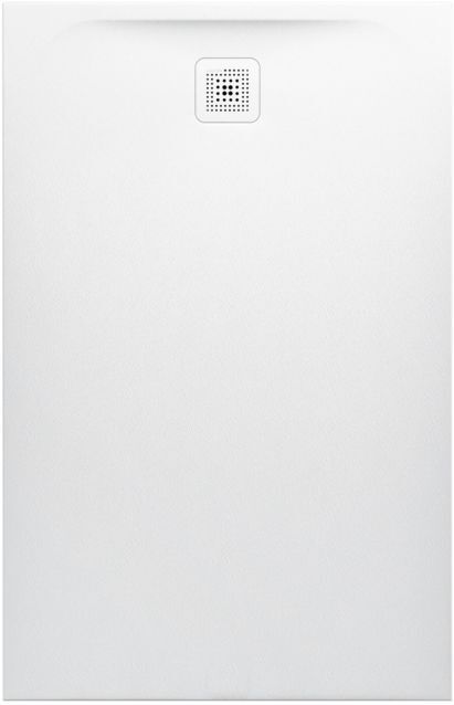 LAUFEN Pro Duschwanne H2129570770001 Marbond Ablauf kurze Seite hellgrau