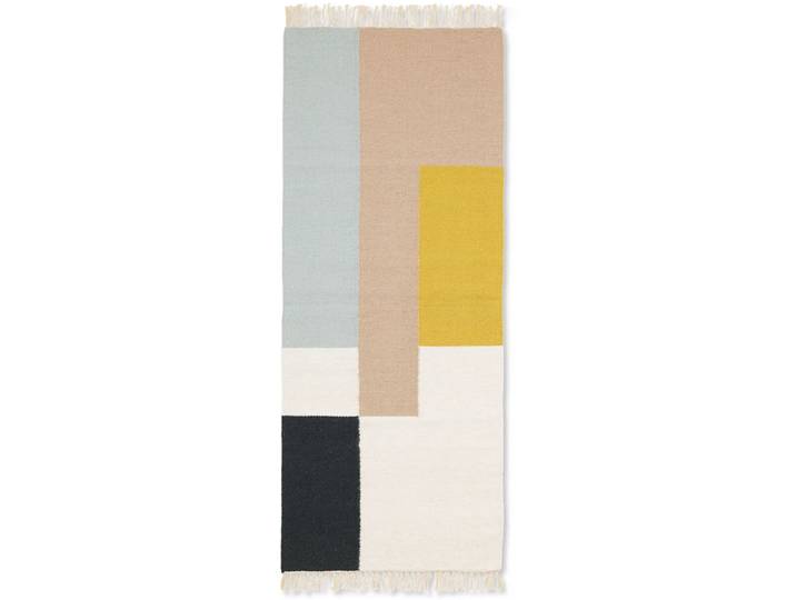 Ferm Living - Kelim Runner, Squares, 70 x 180 cm