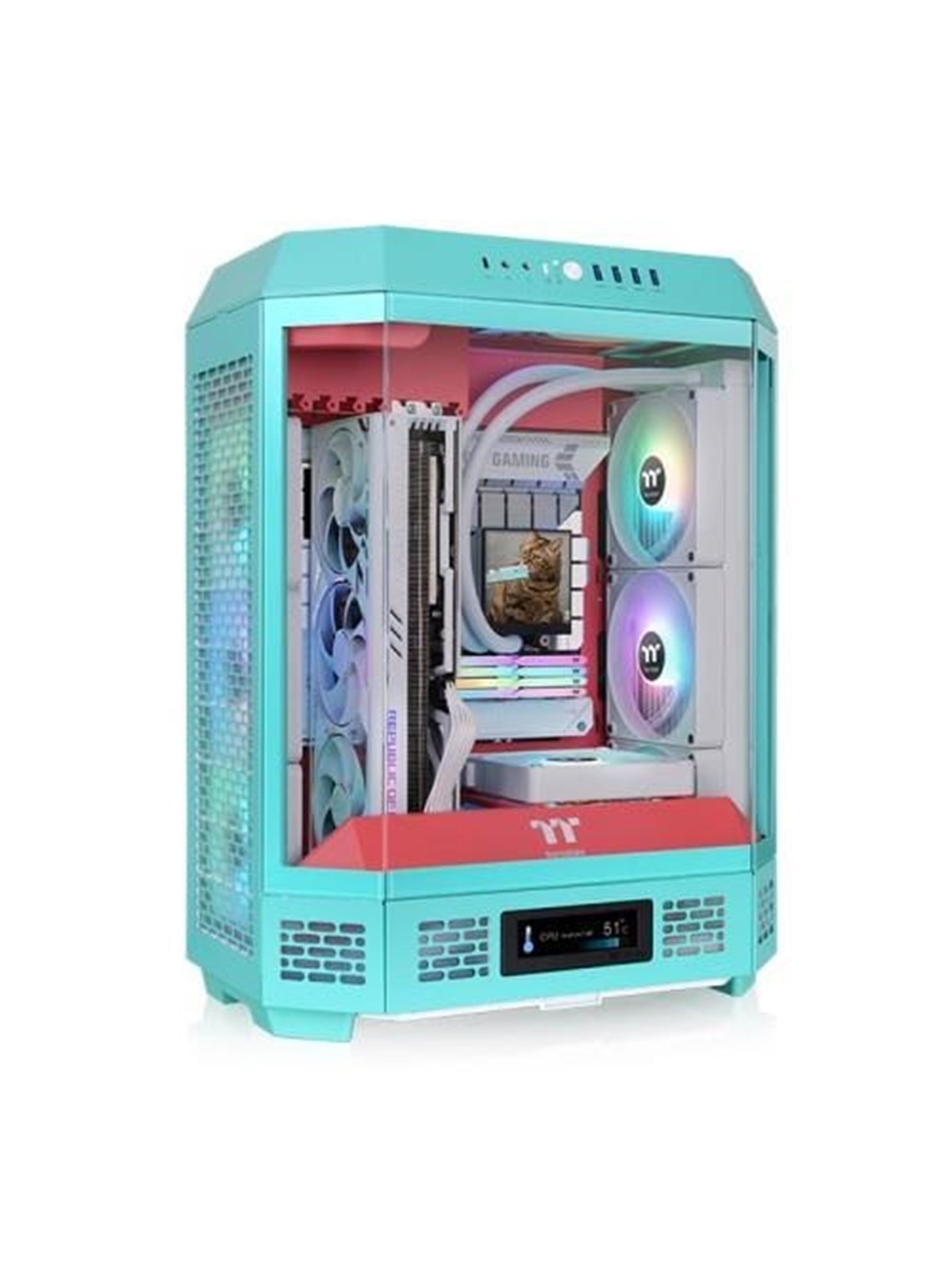 Thermaltake The Tower 600 - Gehäuse - Desktop - Blau