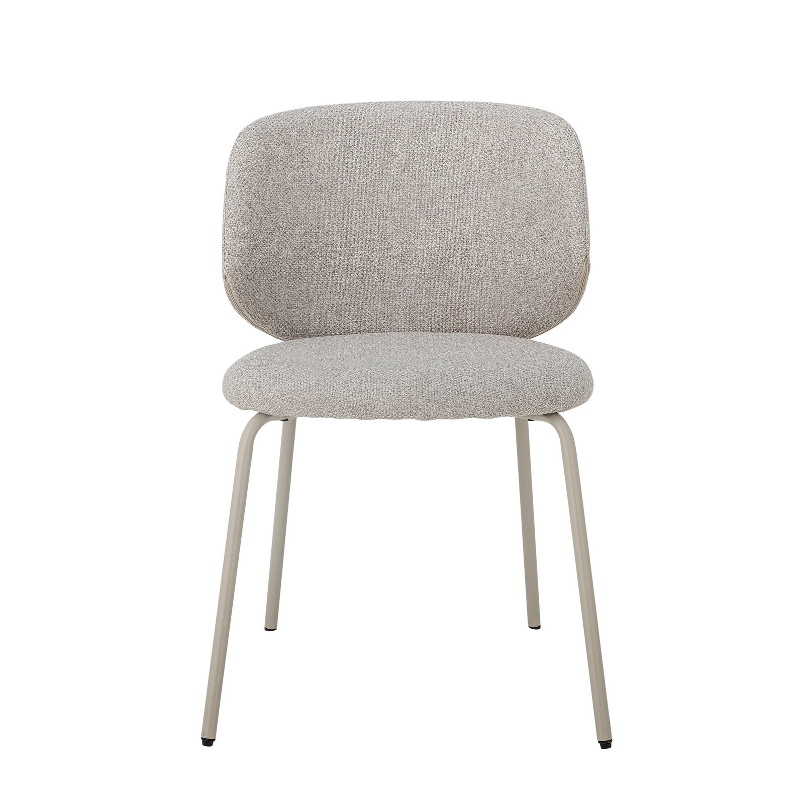 Bloomingville Ponte stoel grijs met boucle stof
