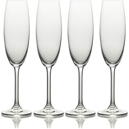 Mikasa Julie Set Of 4 Flute Glasses