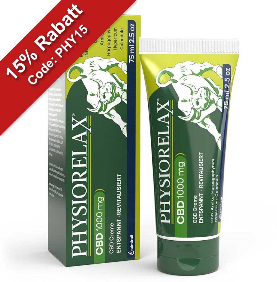 Physiorelax CBD 1000 mg Creme