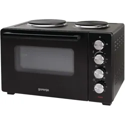 Gorenje OM30GBX, Kleinbackofen, Schwarz