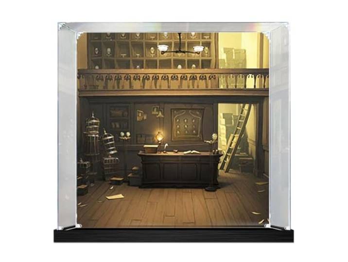 Acryl-Vitrine für #76391 Bausatz, staubdichte Vitrine – nur Vitrine(Inkjet)