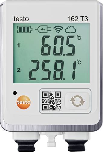 Testo 0572 1623 162 T3 Temperatur-Datenlogger Messgröße Temperatur -195 bis 1350°C inkl. Wandhalterung