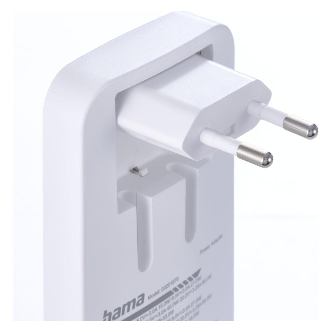 Hama Schnellladegerät (65 W, 3 Ports) (00201976)