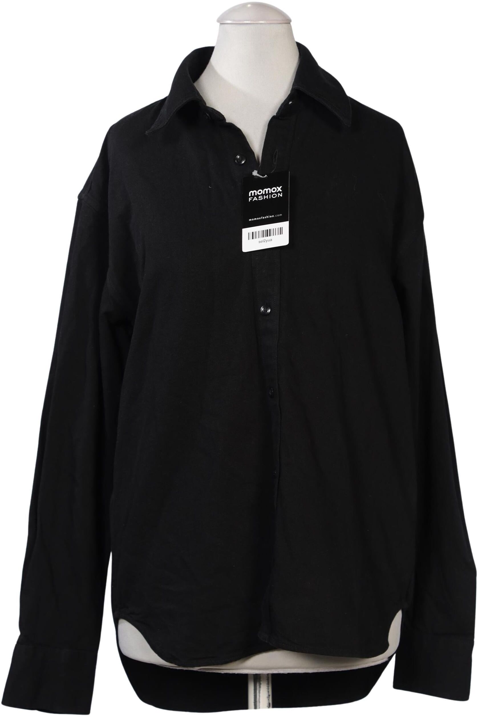 uniqlo Damen Bluse, Schwarz, Gr. Xxs, Baumwolle - Second Hand