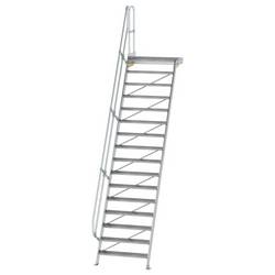 MUNK Günzburger Steigtechnik 600416 Aluminium, Stahl verzinkt Treppe