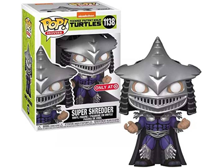 POP! Movies Teenage Mutant Ninja Turtles 1138 The Secret of The Ooze - Super Shredder Metallic