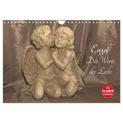 Engel - Die Worte der Liebe (Wandkalender 2026 DIN A4 quer), CALVENDO Monatskalender
