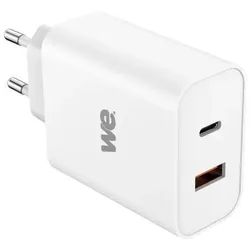 WE Bundle chargeur PC USB-C/USB + c ble USB-C/USB-C 2m - Chargeur 1 port USB-C 6 (65 W, 1 Port), USB Ladegerät