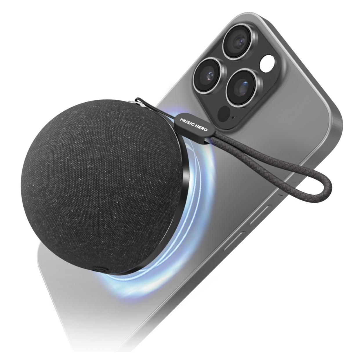 SBS MUSIC HERO MagSafe kompatibler Bluetooth Lautsprecher schwarz (8 h) (MHSPMAGBTK)