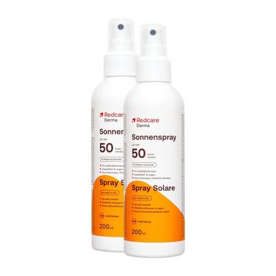 Redcare Sonnenspray LSF 50 x2 2x200 ml Spray