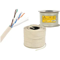 Gembird CAT6 UTP 100m Netzwerkkabel Grau U/UTP (UTP) (UTP, CAT6, 100 m), Netzwerkkabel