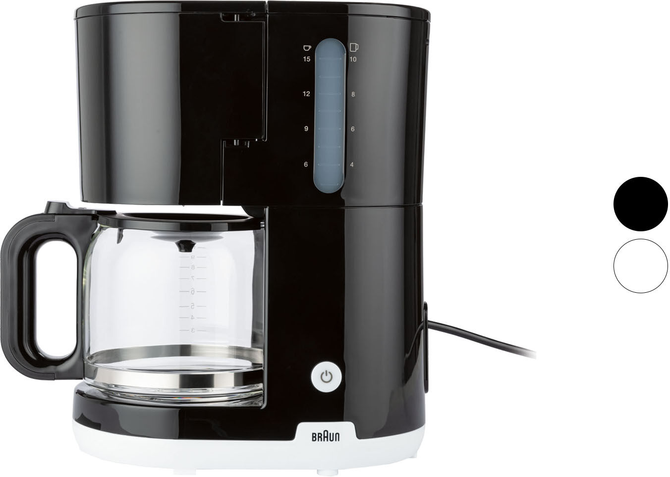 Braun Filter Kaffeemaschine »KF1100BK«, 1000 W, OptiBrew System