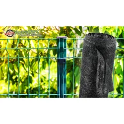 Aquagart 200m Schattiernetz Zaunblende Tennisblende Windschutznetz Sichtschutzzaun 90g 2m
