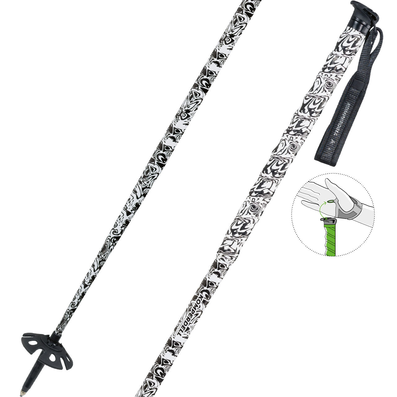 Komperdell Big Art Fat Carbon Erlkönig - 130 cm