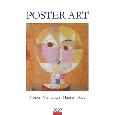 Poster Art Kalender 2027 - Monet Van Gogh Matisse Klee