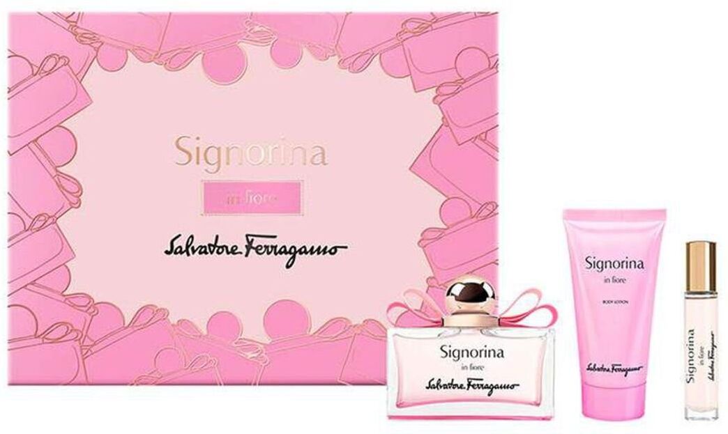 Salvatore Ferragamo Signorina In Fiore 100ml Eau de Toilette Spray Gift Set