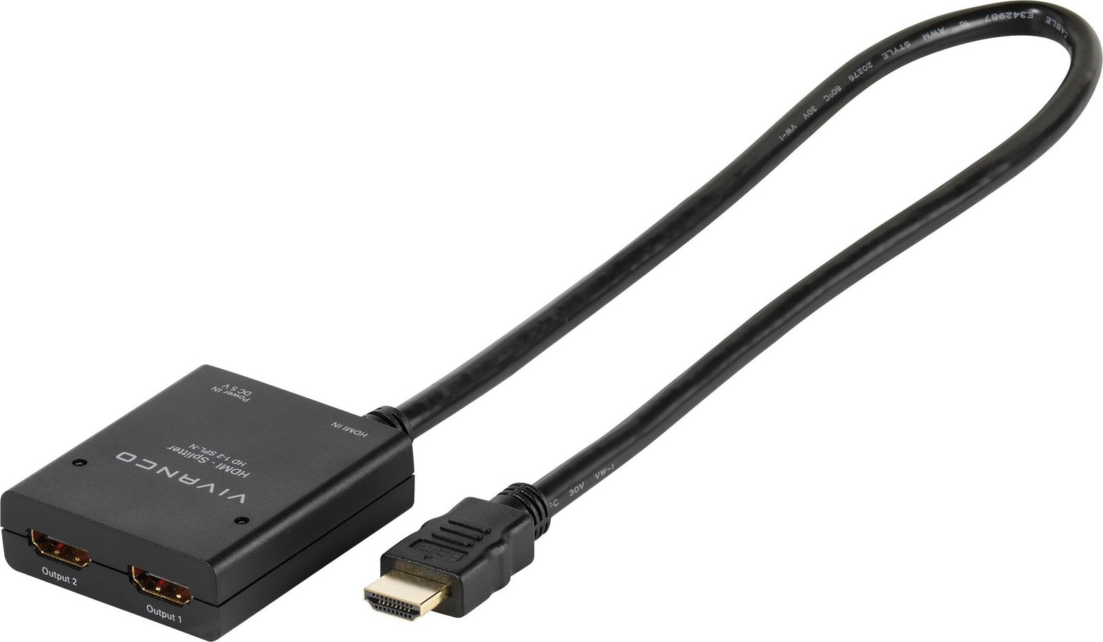 Vivanco HDMI-splitter met 4K UHD-resolutie