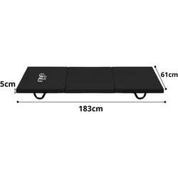 Sportmatte Premium Tri-Folding Thick Gymnastic Mat & Home Sports