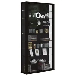 VCM Vitrine »Vitrosa Maxi« schwarz, 59x118x18 cm