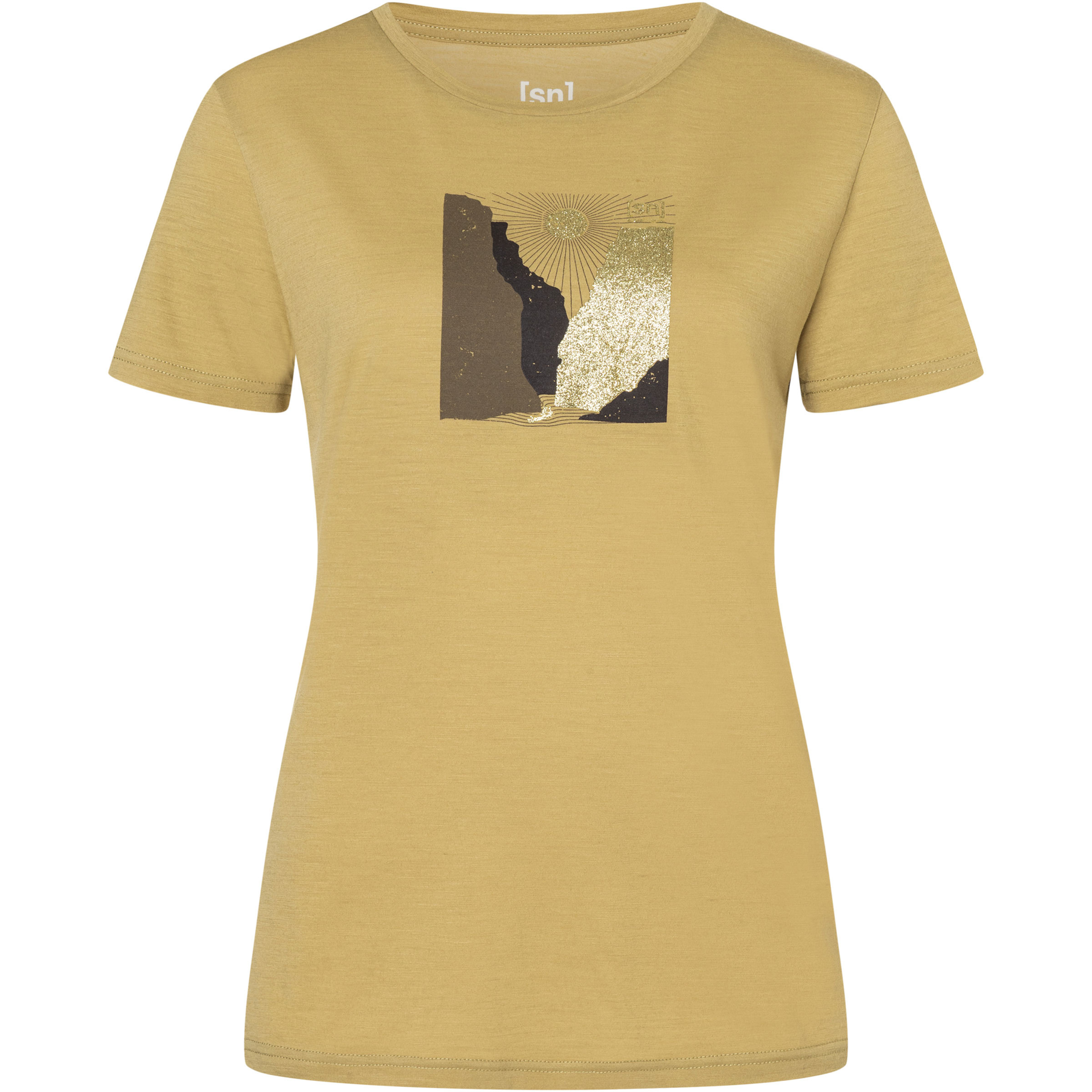 Super.Natural Rio Grande Damen T-Shirts beige Größe S Trekking Hautfreundlich Merinowolle