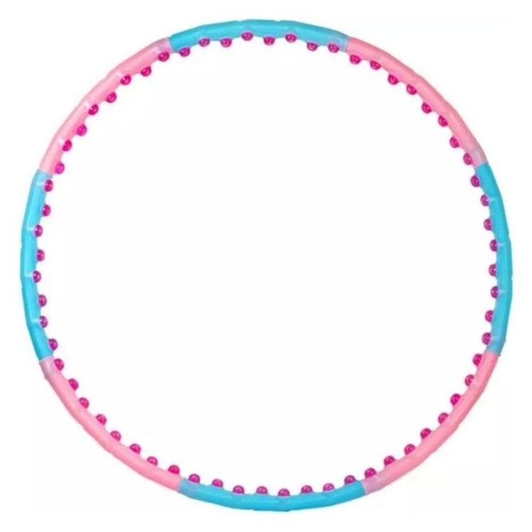 Jinpoli Hula-Hop z kulkami Wide niebieskie 110cm (5696) (110 cm, 1500 g) (5908275404965)