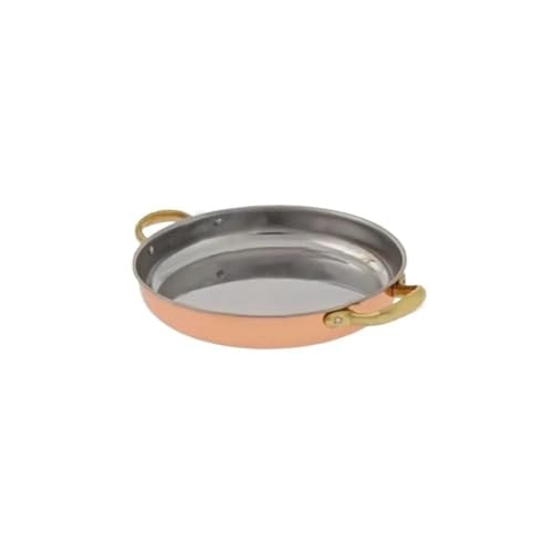 Koperen koekenpan met handvatten, 16 cm