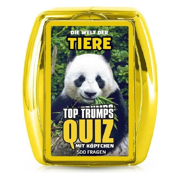 Winning Moves WIN47339 - Top Trumps Quiz: Welt der Tiere - Wissensspiel (DE), für 2 Spieler, ab 8 Jahren (Deutsch, 2 Spieler) (WIN47339)
