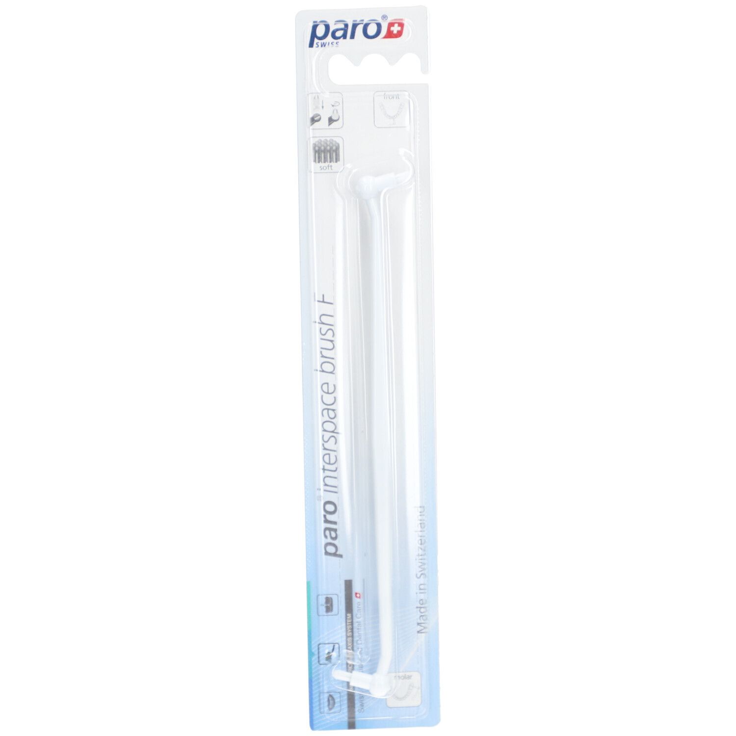 Paro Interspace Bürste F Halter weiss 2 Bürsten 1 St