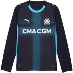 Puma, Herren, Fussballtrikot, Aussen Longsleeve-Trikot OM 2025/26 (XL), Blau