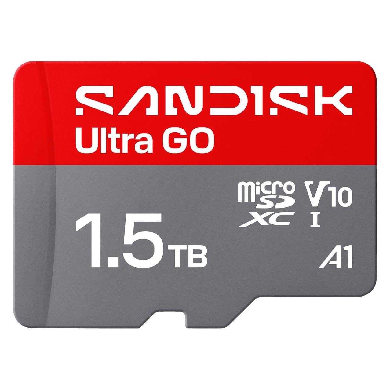 Sandisk Ultra Go (1500 GB, microSDXC, U1, UHS-I) (SDSQUGN-1T50-GN6MN)
