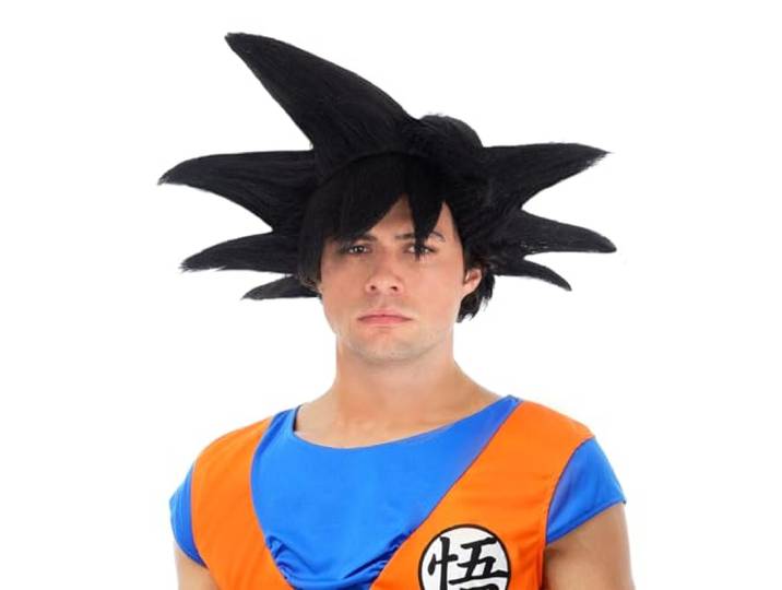 Chaks - Goku Saiyajin-pruik voor heren, anime-conventie, cosplay