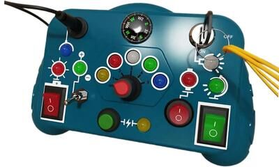 Uplift Treasures LED Busy Board Sensory Toy green