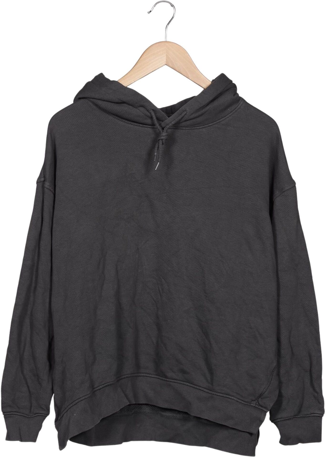 Weekday Damen Kapuzenpullover, Grau, Gr. M, Baumwolle - Second Hand
