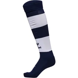 hummel hmlESSENTIAL Striped Fußballsocken 7929 - marine/white 35-38
