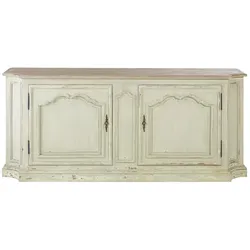 SIDEBOARD aus patiniertem Massivkiefernholz L195 cm - JOSEPHINE