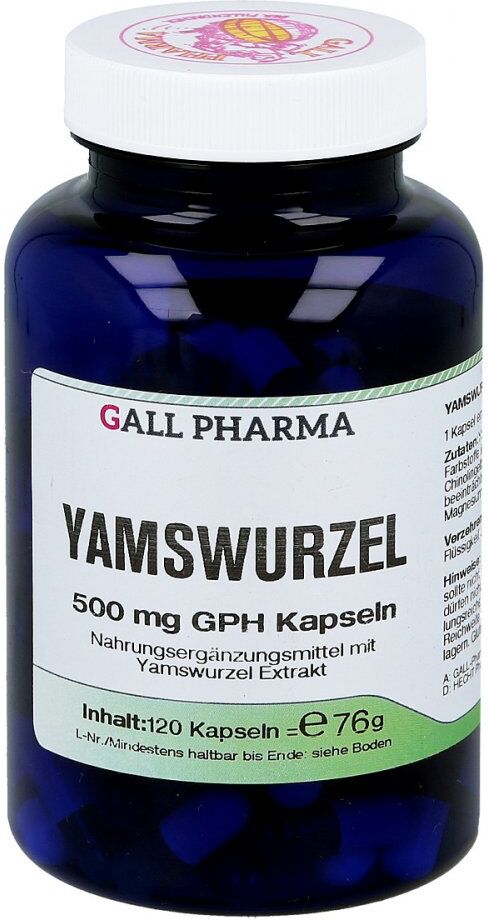 Yamswurzel 500 mg Gph Kapseln 120stk