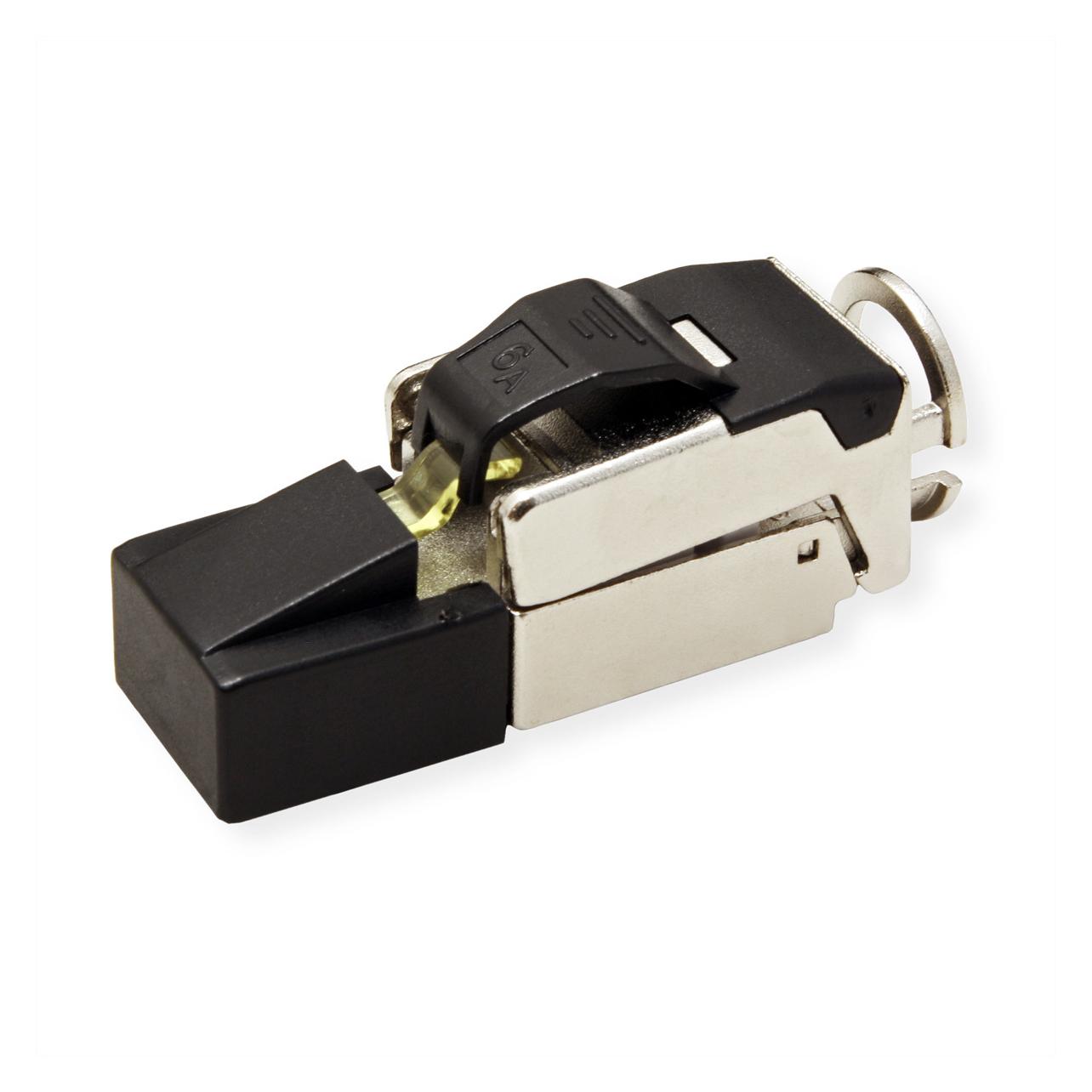 Roline feldkonfektionierbarer RJ-45 Stecker Kat.6A, STP, silberfarben (21.17.0323)