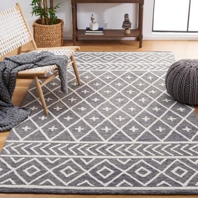 SAFAVIEH Handmade Metro Ibbine Moroccan Boho Wool Rug