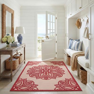 SAFAVIEH Courtyard Colette Waterproof Backyard Patio Rug
