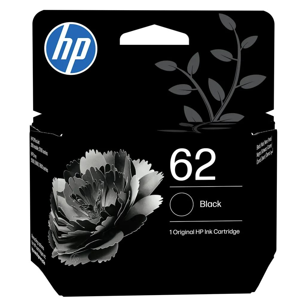 HP Ink black 200 p. No.62 (BK) (C2P04AE#LS1)
