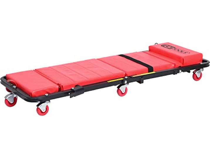 KS Tools 500.8000 Werkstattliege und Klappsitz, 1200x460mm