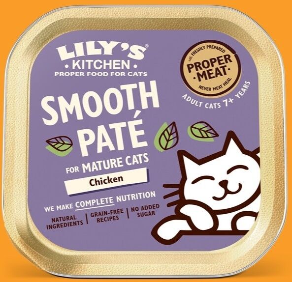 Lily's Kitchen Smooth Paté de Pollo Mature Gatos 85 gr