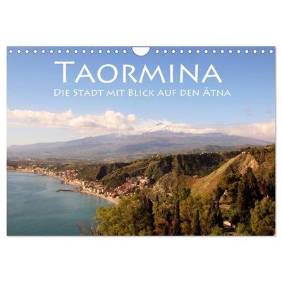 Taormina, die Stadt mit Blick auf den Ätna (Wandkalender 2026 DIN A4 quer), CALVENDO Monatskalender