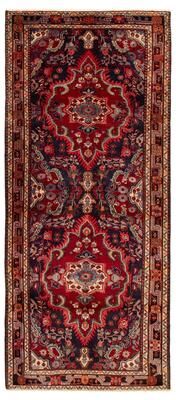 ECARPETGALLERY Hand-knotted Anatolian Vintage Navy Wool Rug - 4'8 x 10'8