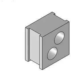 Icotek Verschraubung QT 2/7 grau