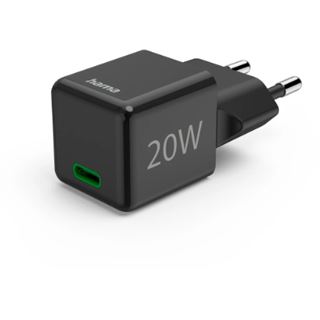 20 Watt hama Ladeadapter schwarz (00201984)