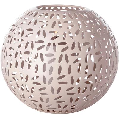 Windlicht FINK "DARIA", rosa (rose), H:20cm Ø:24cm, Eisen, Kerzenhalter, Windlicht, Kerzenhalter aus Eisen, pulverbeschichtet, mit Cut-Outs